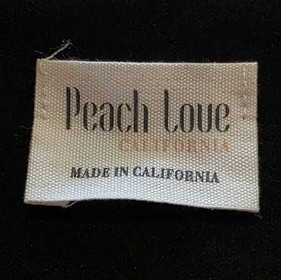 Peach Love CA Rust Animal Print Ruffle Mini Dress Long Sleeve Size M USA - Picture 6 of 7